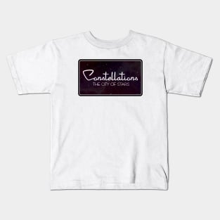 Constellations - City of the Stars Kids T-Shirt